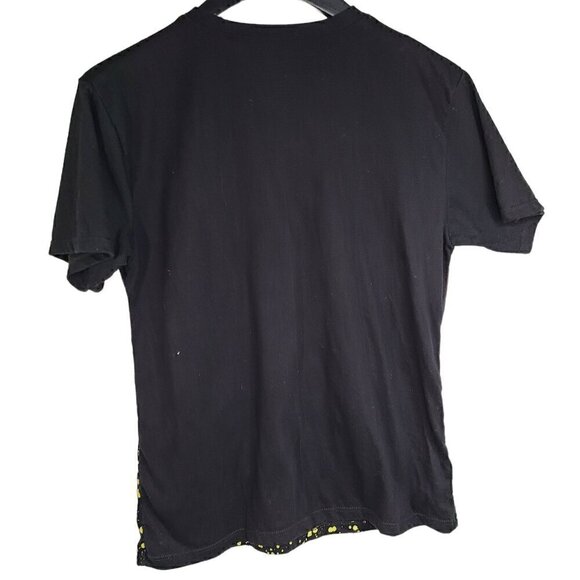 Nickelodeon Spongebob Patrick Stra Legend Black Paint Splatter Thug Shirt - Picture 4 of 5